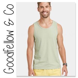 NWT Goodfellow & Co Mens Light Green Tank Top 2pk